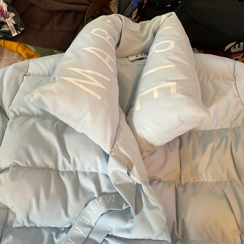 Mabel Marie puffer light blue xxl